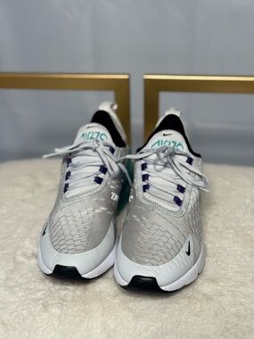 VM Kids Air-Style Sneakers in Gray, Teal & Purple